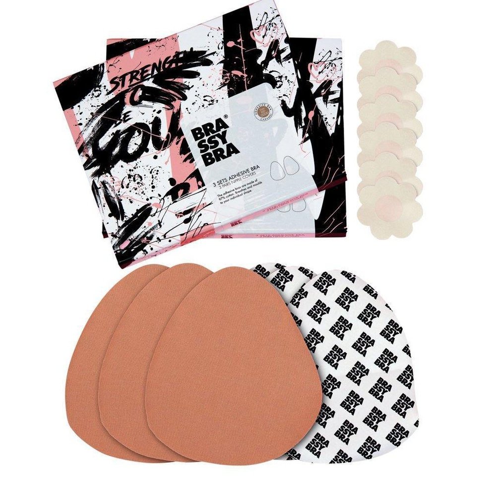 Brassybra is an invisible breast tape boob tape that lifts BRASSYBRA